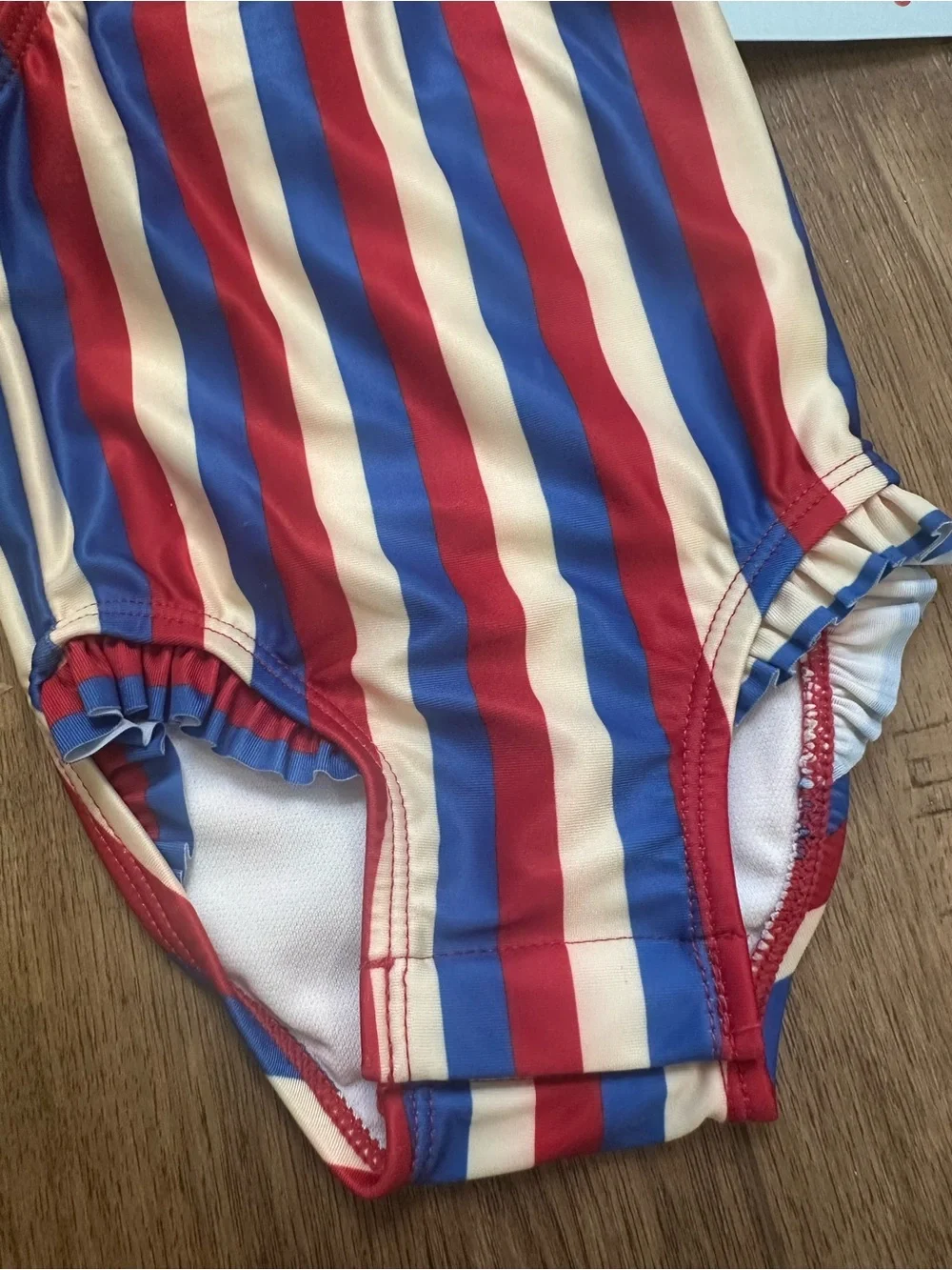 NWT! Cat & Jack Infant Swimsuit, One Piece, USA, 4th of July, Crotch Snaps, 0-3m